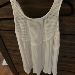 White POL tank top